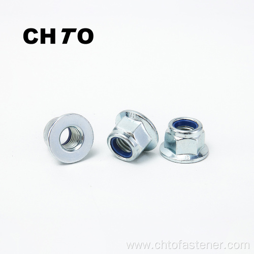 ISO 7043 Grade 8 zinc plated Nylon Insert hexagon nuts